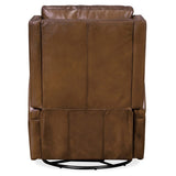 Collin Leather Power Swivel Glider Recliner, Checkmate Pawn-Furniture - Chairs-High Fashion Home