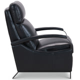 Andes Leather Power Recliner, Atollo Navy