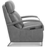 Andes Leather Power Recliner, Atollo Porpoise
