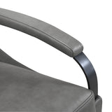 Andes Leather Power Recliner, Atollo Porpoise