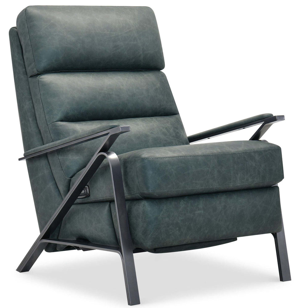 Elixir Leather Power Recliner, West Winter Lake-Furniture - Chairs-High Fashion Home