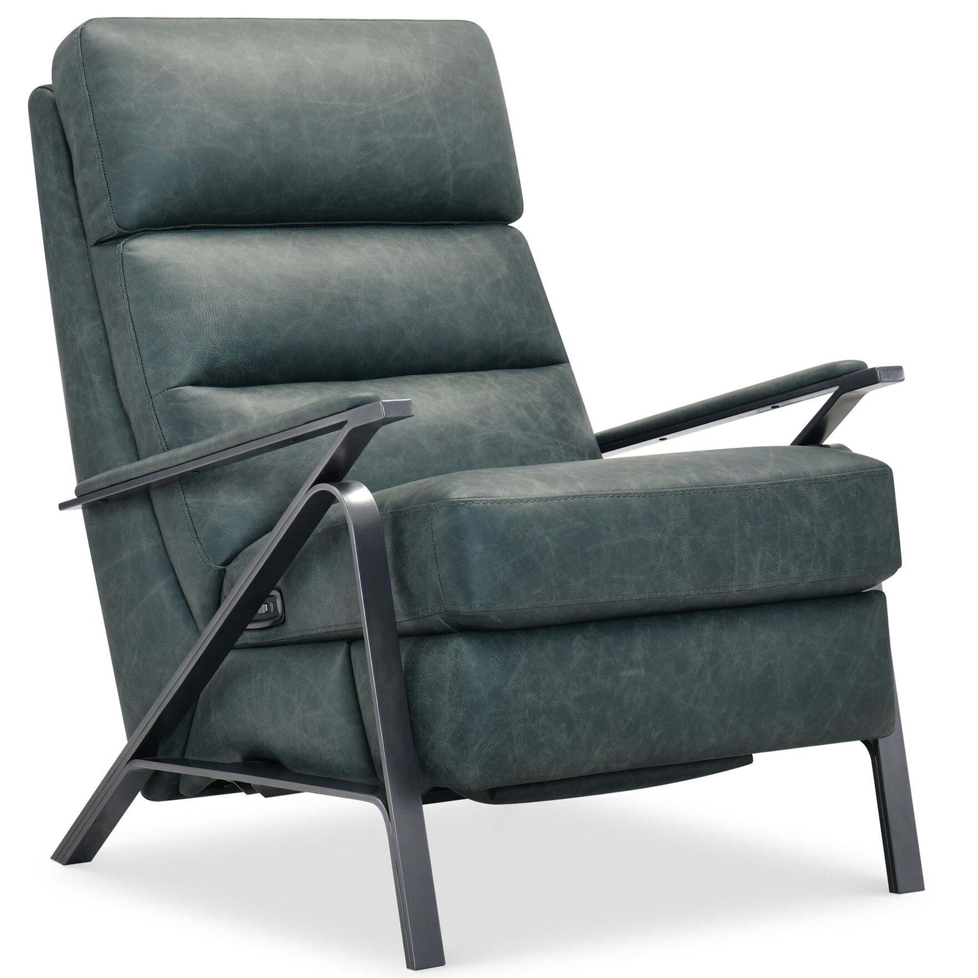 Elixir Leather Elixir Leather Power Recliner, West Winter Lake – High Fashion Home