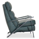 Elixir Leather Power Recliner, West Winter Lake-Furniture - Chairs-High Fashion Home