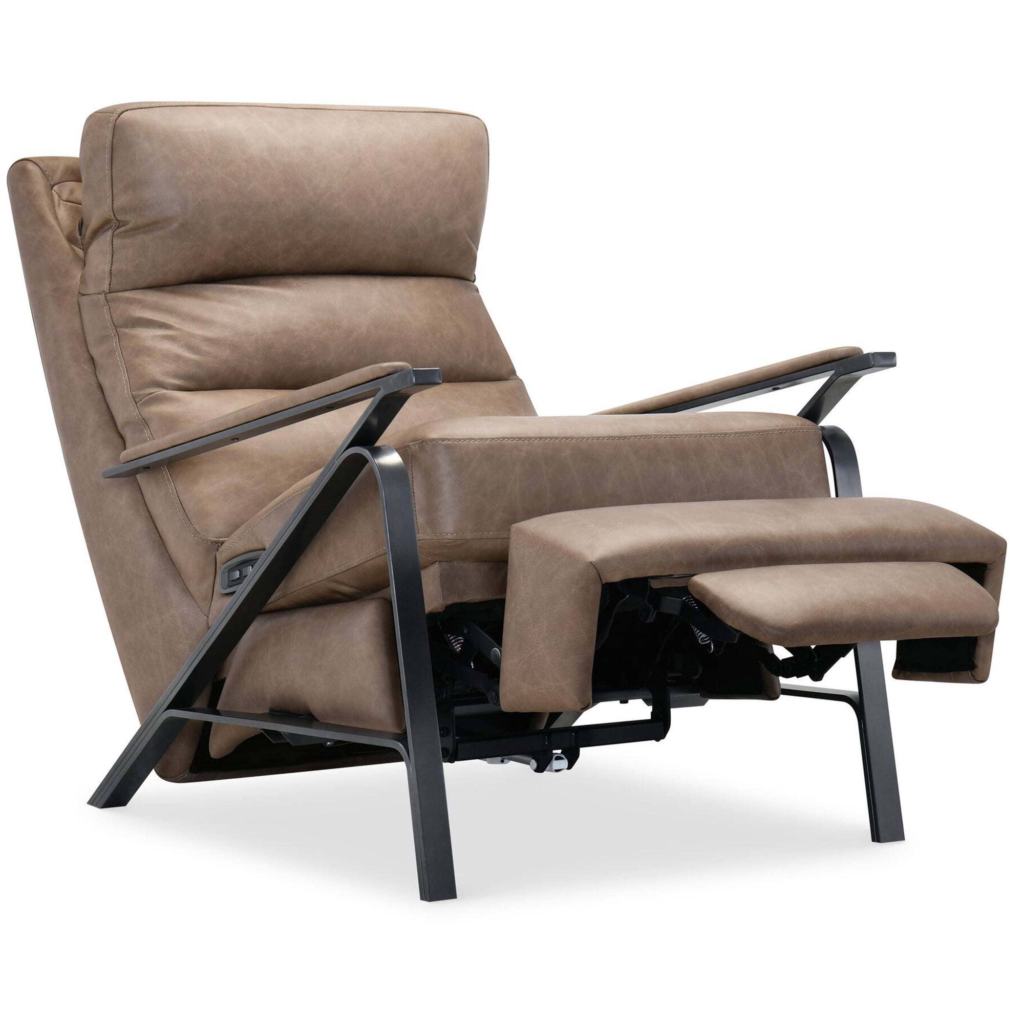 Elixir Leather Elixir Leather Power Recliner, West Mushroom – High Fashion Home