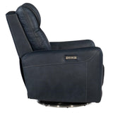 Steffen Leather Swivel Power Recliner, Aline Sea-Furniture - Chairs-High Fashion Home