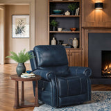 Eisley Leather Power Recliner w/ Lift, Sorrento Night Seas-Furniture - Chairs-High Fashion Home