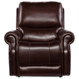 Eisley Leather Power Recliner, Maddison Walnut-Furniture - Chairs-High Fashion Home