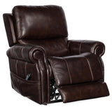 Eisley Leather Power Recliner, Maddison Walnut-Furniture - Chairs-High Fashion Home