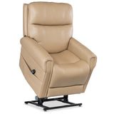 Carroll Leather Power Recliner, Sorrento Sand-Furniture - Chairs-High Fashion Home