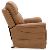 Lyra Leather Lift Chair with Power Recline, Sahara Havana-Furniture - Chairs-High Fashion Home