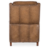 Carrington Leather Power Recliner, Nature-Furniture - Chairs-High Fashion Home