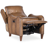 Carrington Leather Power Recliner, Nature-Furniture - Chairs-High Fashion Home
