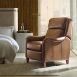 Carrington Leather Power Recliner, Nature-Furniture - Chairs-High Fashion Home
