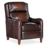 Carrington Leather Power Recliner by Hooker
