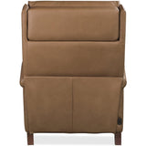 Randall Leather Power Recliner, Billows Caramel