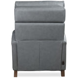 Okana Leather Power Recliner, Majestic Storm Cloud