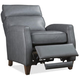 Okana Leather Power Recliner, Majestic Storm Cloud