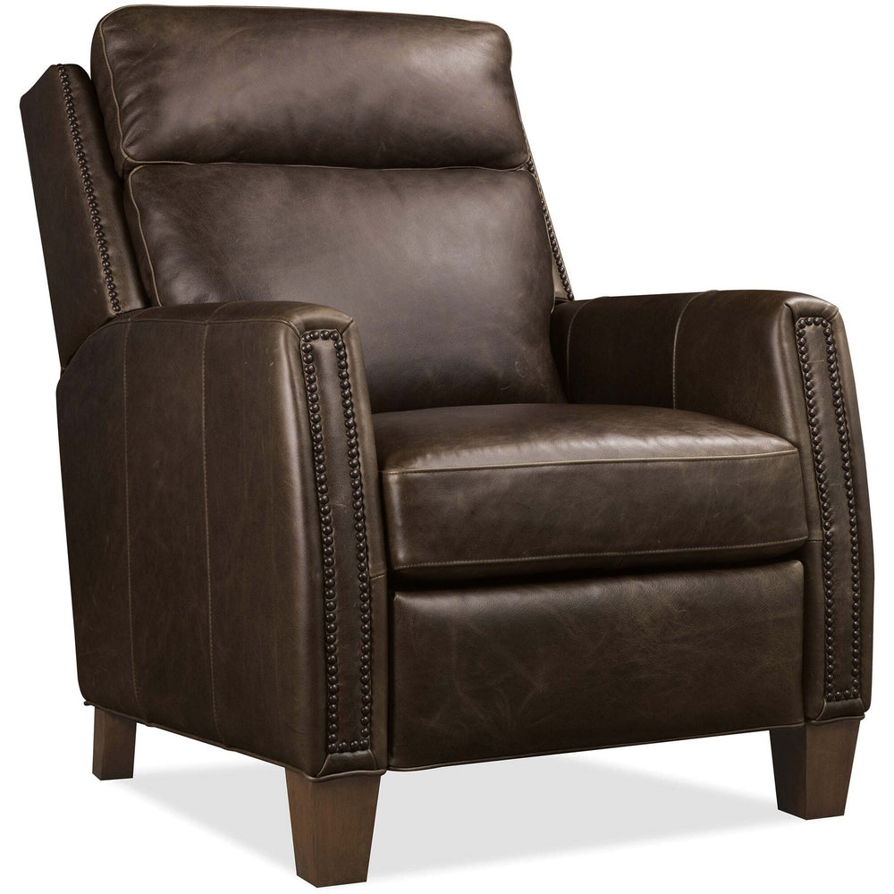 Jacklyn Leather Power Recliner, Jala Spanish Moss-Furniture - Chairs-High Fashion Home