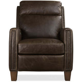Jacklyn Leather Power Recliner, Jala Spanish Moss-Furniture - Chairs-High Fashion Home