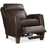 Jacklyn Leather Power Recliner, Jala Spanish Moss-Furniture - Chairs-High Fashion Home