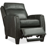 Jacklyn Leather Power Recliner, Jala Grey-Furniture - Chairs-High Fashion Home
