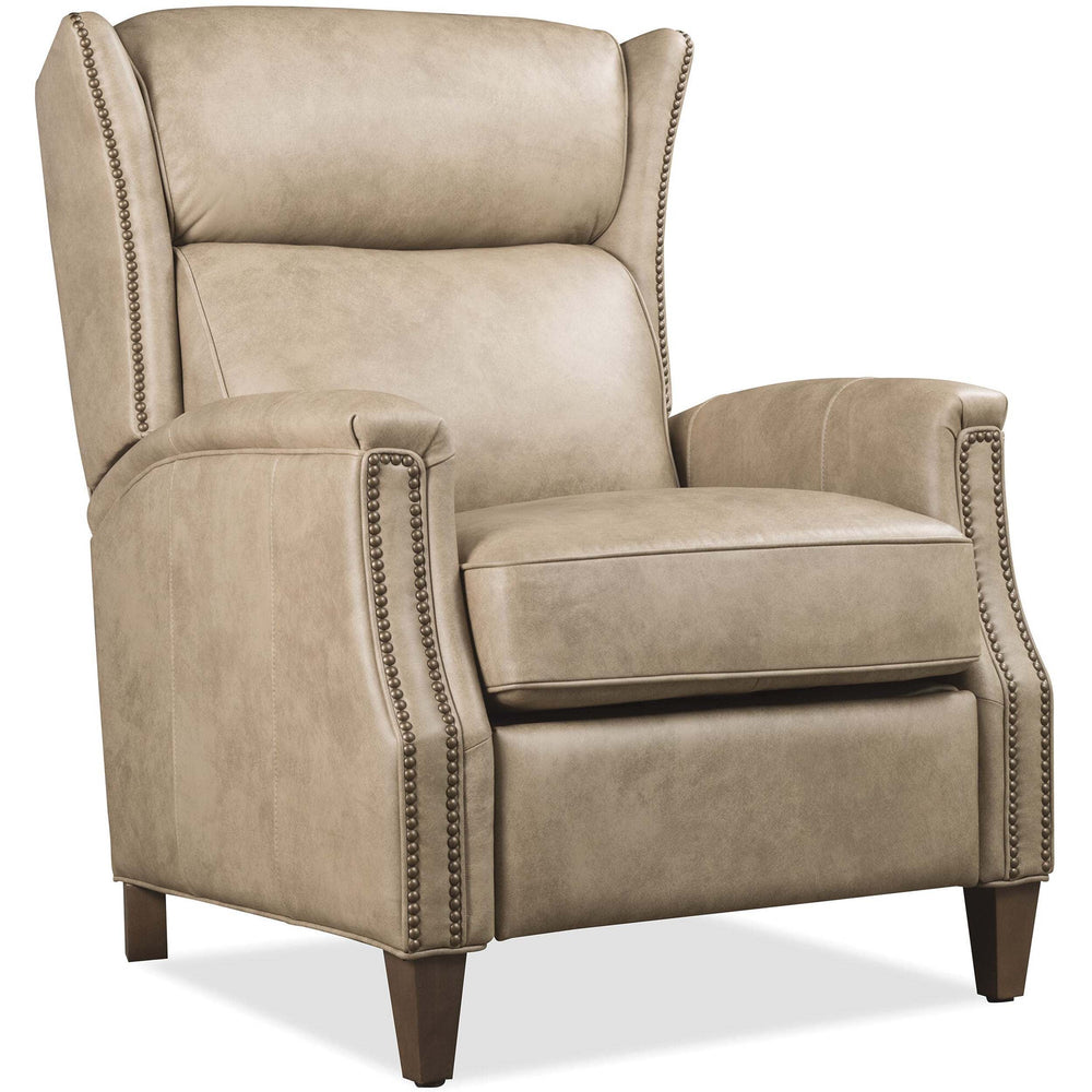 Lansing Leather Power Recliner, Enna Caribou