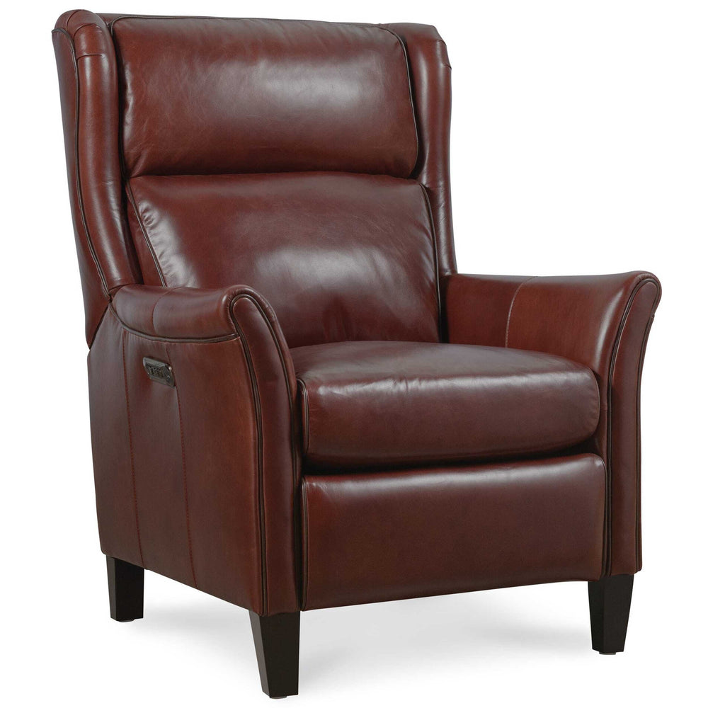 Henley Leather Power Recliner by Hooker