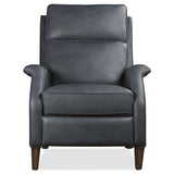 Wrenn Leather Power Recliner, Ankur Blue-Furniture - Chairs-High Fashion Home