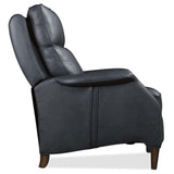 Wrenn Leather Power Recliner, Ankur Blue-Furniture - Chairs-High Fashion Home