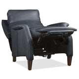 Wrenn Leather Power Recliner, Ankur Blue-Furniture - Chairs-High Fashion Home