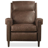 Whitton Leather Power Recliner, Studio Chocolate-Furniture - Chairs-High Fashion Home