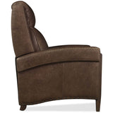 Whitton Leather Power Recliner, Studio Chocolate-Furniture - Chairs-High Fashion Home