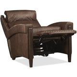 Whitton Leather Power Recliner, Studio Chocolate-Furniture - Chairs-High Fashion Home