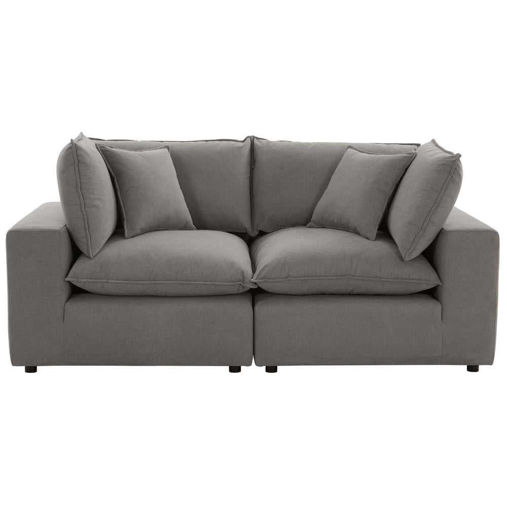 Cali Modular Loveseat, Slate
