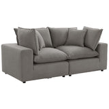 Cali Modular Loveseat, Slate