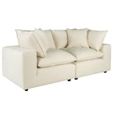 Cali Modular Loveseat, Natural