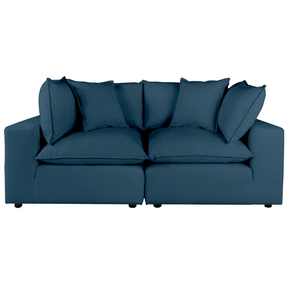 Cali Modular Loveseat, Navy