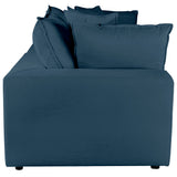 Cali Modular Loveseat, Navy