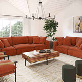 Cali Modular Loveseat, Rust