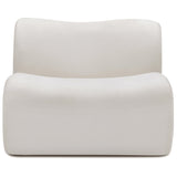 Zenith Armless Chair, Cream