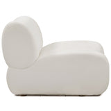Zenith Armless Chair, Cream