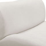 Zenith Armless Chair, Cream