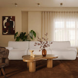 Zenith Armless Chair, Cream