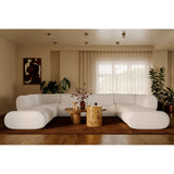 Zenith 8 Piece Modular U-Sectional, Cream