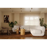 Zenith 5 Piece Modular L-Sectional, Cream