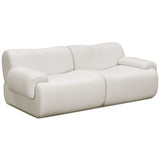 Zenith Modular Loveseat, Cream