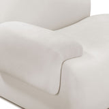 Zenith Modular Loveseat, Cream