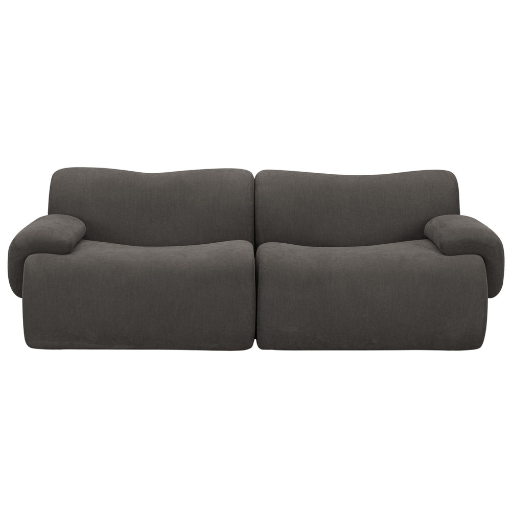 Zenith Modular Loveseat, Grey