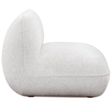 Arezza Armless Chair, Stone White
