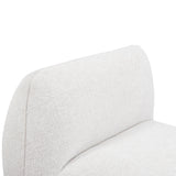 Arezza Armless Chair, Stone White